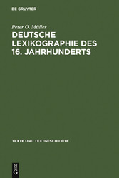 Deutsche Lexikographie des 16. Jahrhunderts