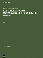 Kulturgeschichte Ostpreussens in der Frühen Neuzeit