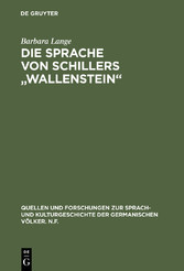 Die Sprache von Schillers 'Wallenstein'