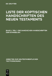 Die sahidischen Handschriften der Evangelien