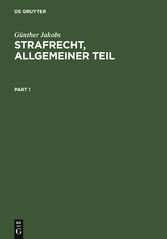 Strafrecht,  Allgemeiner Teil