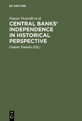 Central banks' independence in historical perspective