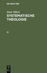 Systematische Theologie III