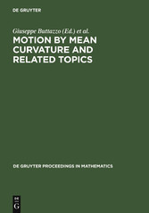 Motion by Mean Curvature and Related Topics