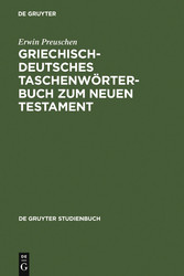 Griechisch-deutsches Taschenwörterbuch zum Neuen Testament