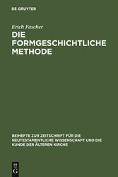 Die formgeschichtliche Methode