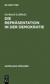 Die Repräsentation in der Demokratie