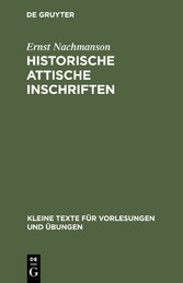 Historische attische Inschriften