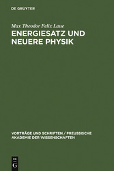 Energiesatz und neuere Physik