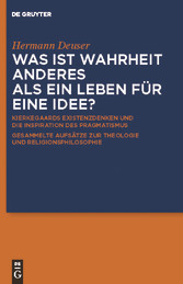 Was ist Wahrheit anderes als ein Leben für eine Idee?