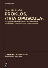 Proklos, 'Tria opuscula'