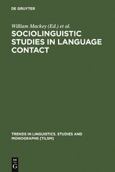 Sociolinguistic Studies in Language Contact