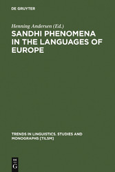 Sandhi Phenomena in the Languages of Europe