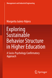 Exploring Sustainable Behavior Structure in Higher Education