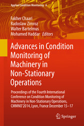 Advances in Condition Monitoring of Machinery in Non-Stationary Operations