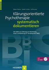 Klärungsorientierte Psychotherapie systematisch dokumentieren