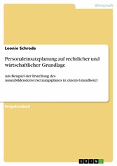 Personaleinsatzplanung auf rechtlicher und wirtschaftlicher Grundlage