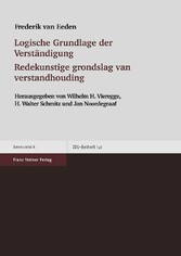 Logische Grundlage der Verständigung / Redekunstige grondslag van verstandhouding