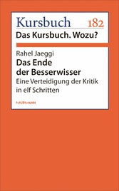 Das Ende der Besserwisser