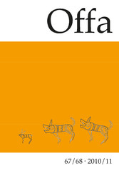 Offa-Zeitschrift. Berichte und Mitteilungen zur Urgeschichte, Frühgeschichte und Mittelalterarchäologie