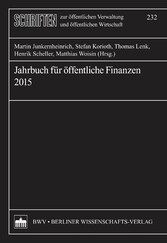 Jahrbuch für öffentliche Finanzen 2015