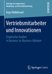 Vertriebsmitarbeiter und Innovationen