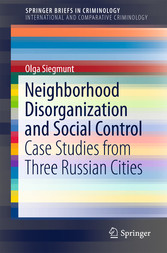 Neighborhood Disorganization and Social Control