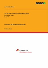 Derivate im Bankaufsichtsrecht