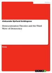 Democratization Theories and the Third Wave of Democracy