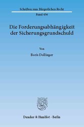 Die Forderungsabhängigkeit der Sicherungsgrundschuld.