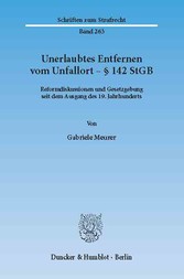 Unerlaubtes Entfernen vom Unfallort - § 142 StGB.