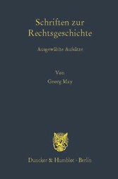 Schriften zur Rechtsgeschichte.