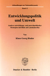 Entwicklungspolitik und Umwelt.