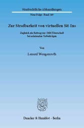 Zur Strafbarkeit von virtuellen Sit-Ins.