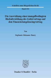 Die Auswirkung einer mangelbedingten Rückabwicklung des Liefervertrags auf den Finanzierungsleasingvertrag.