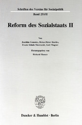 Reform des Sozialstaats II.