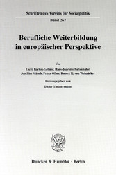 Berufliche Weiterbildung in europäischer Perspektive.