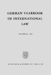 German Yearbook of International Law / Jahrbuch für Internationales Recht.