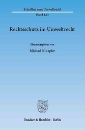 Rechtsschutz im Umweltrecht.