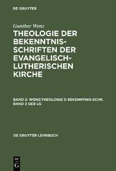 WENZ:THEOLOGIE D BEKENNTNIS-SCHR.BD 2    GEB  LG