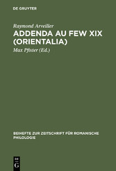 Addenda au FEW XIX (Orientalia)