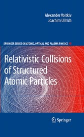 Relativistic Collisions of Structured Atomic Particles