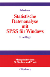 Statistische Datenanalyse mit SPSS für Windows