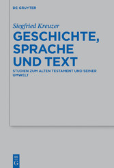 Geschichte, Sprache und Text