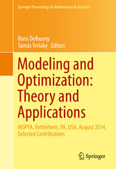 Modeling and Optimization: Theory and Applications