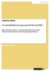 Goodwill-Bilanzierung nach HGB und IFRS