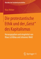 Die protestantische Ethik und der 'Geist' des Kapitalismus