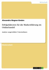 Erfolgsfaktoren für die Markenführung im Onlinehandel