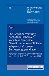 Die Gewinnermittlung nach dem Richtlinienvorschlag über eine Gemeinsame Konsolidierte Körperschaftsteuer-Bemessungsgrundlage