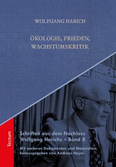 Schriften aus dem Nachlass Wolfgang Harichs: Ökologie, Frieden, Wachstumskritik